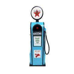 Blue Gas Pump Metal Cabinet