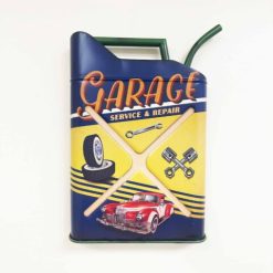 “Garage Service & Repair” Metal Jerry Can Decor