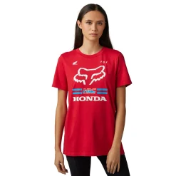 FOX RACING - FOX X HONDA SS TEE (FLM RED) - 30548-122-XL