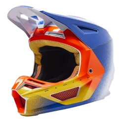 FOX V2 Rkane Helmet Orange/Blue M