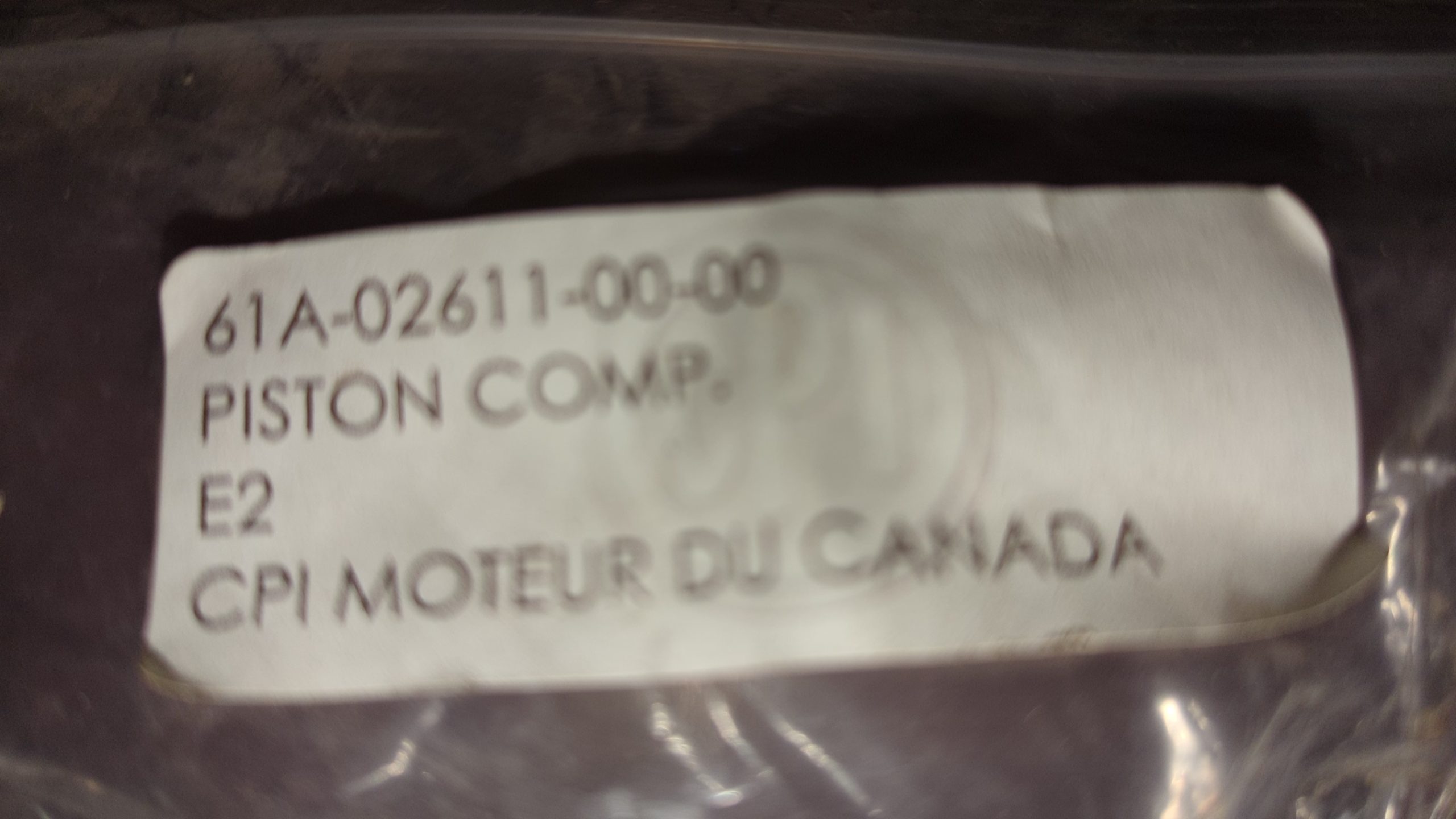 CPI JV50 PISTON COMP 61A-02611-00-00 - Image 3