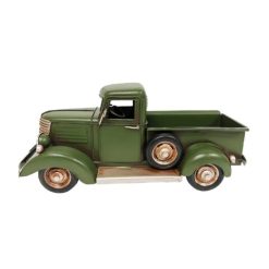 GREEN VINTAGE PICKUP TRUCK METAL MODEL - RD2023