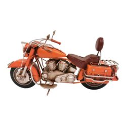 ORANGE MOTORCYCLE METAL MODEL - RD2036