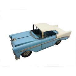 Blue Classic Car Metal Model