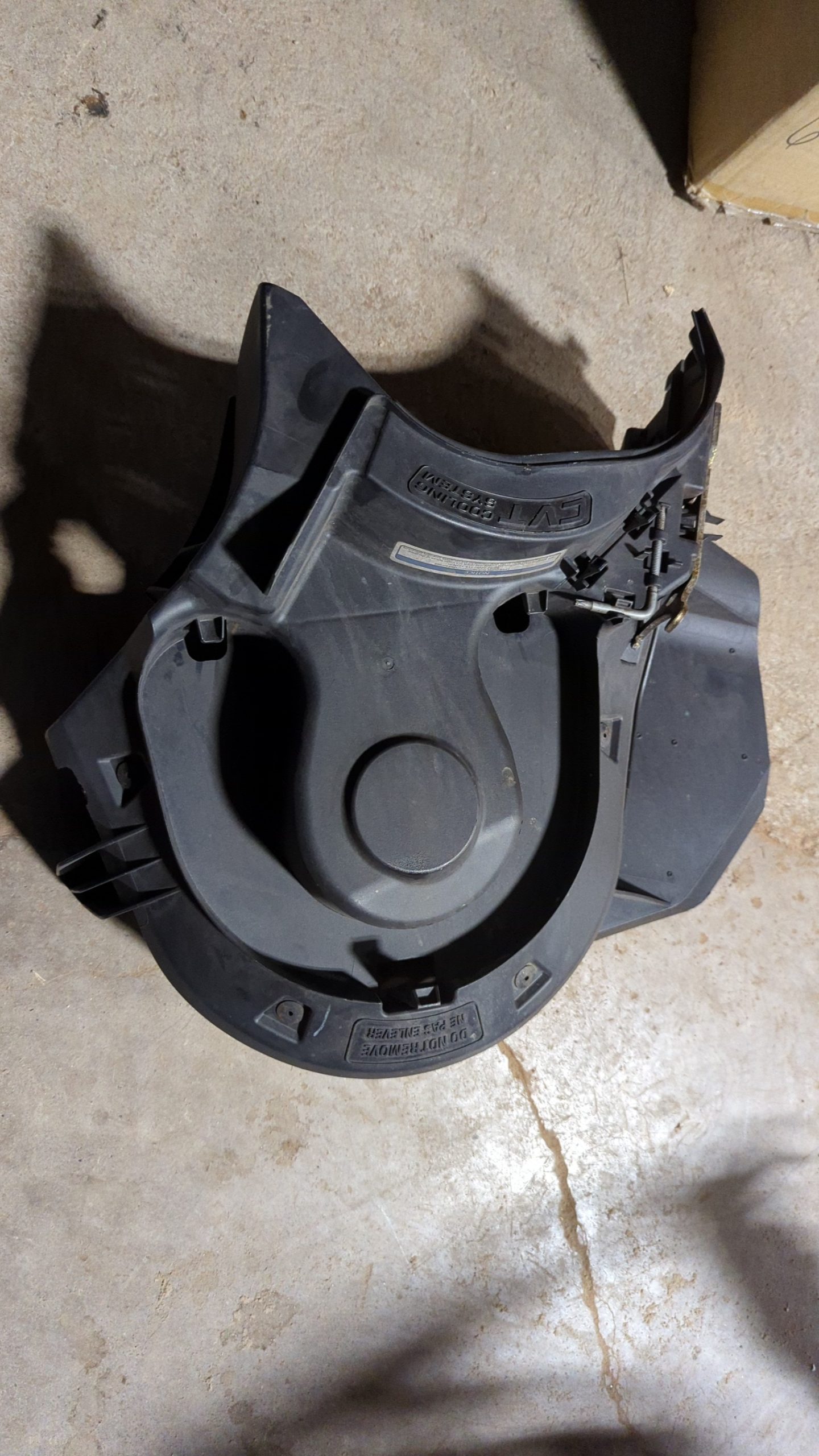2009 - 2020 Ski Doo RENEGADEFREERIDE, 800R E-TEC Belt Guard With CVT Air Duct - Image 5