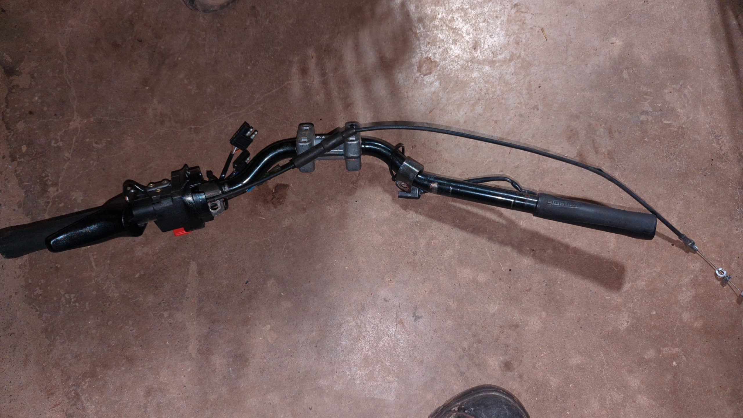 2005 - 2015 Polaris FS/FST,IQ TURBO,TURBO IQ LX HANDLEBAR, MEDIUM GLOSS BLACK - Image 2
