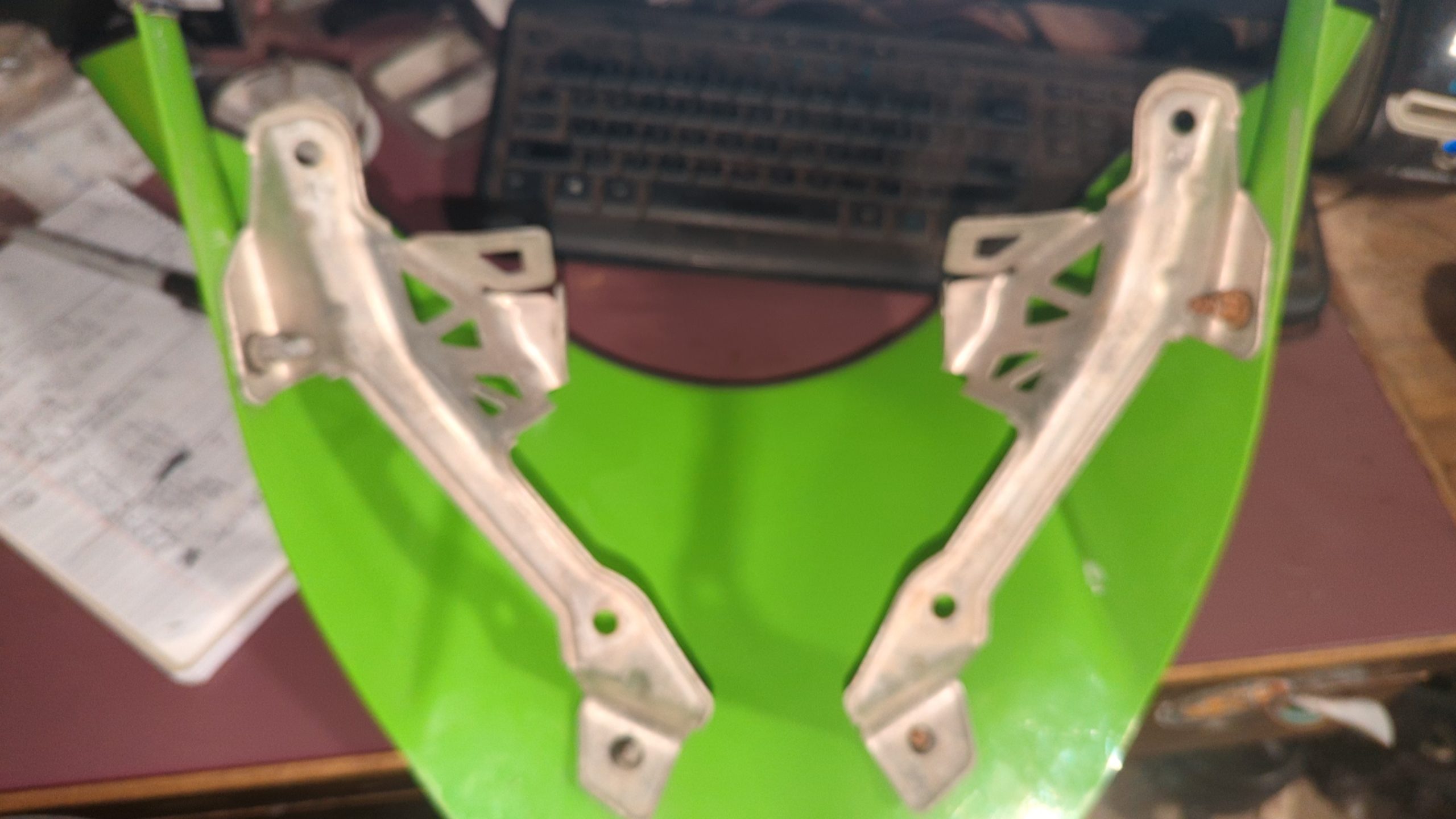 2014 - 2017 Arctic Cat M,ZR,XF Windshield - Low - Green - Image 5