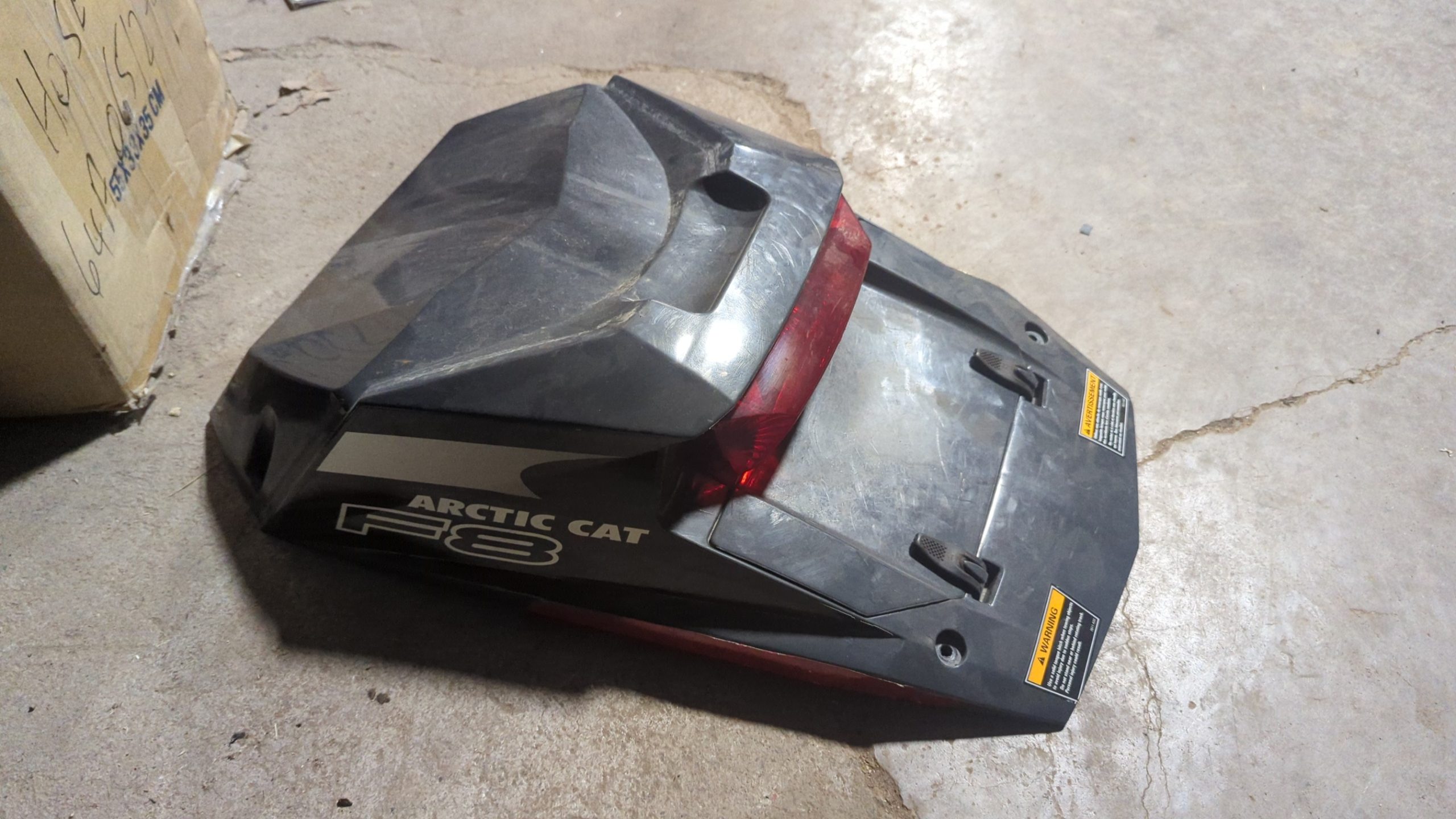 2007 Arctic Cat F5,F6,F8,F1000 Storage Box With TAILLIGHT - Image 2