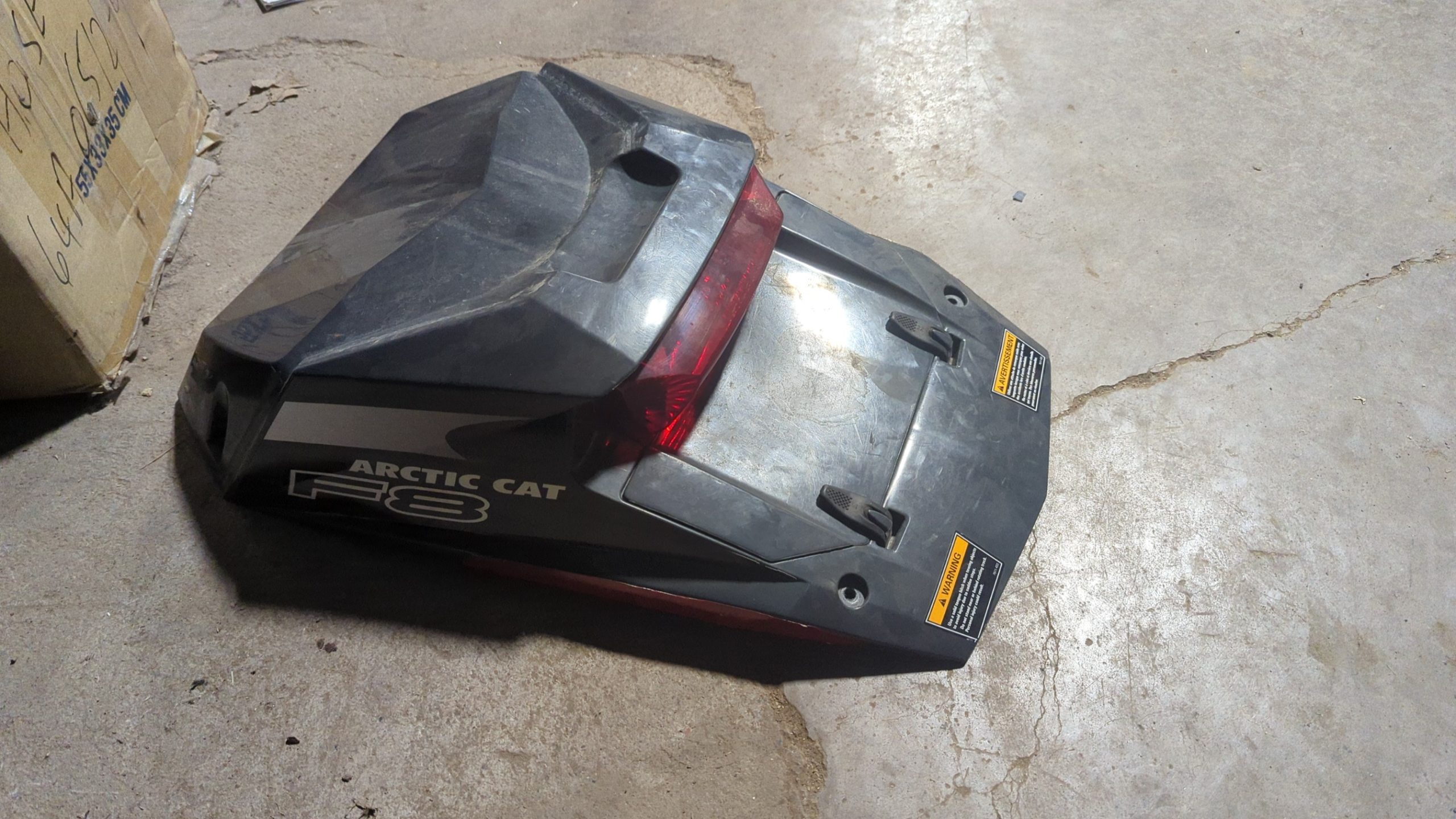 2007 Arctic Cat F5,F6,F8,F1000 Storage Box With TAILLIGHT - Image 4