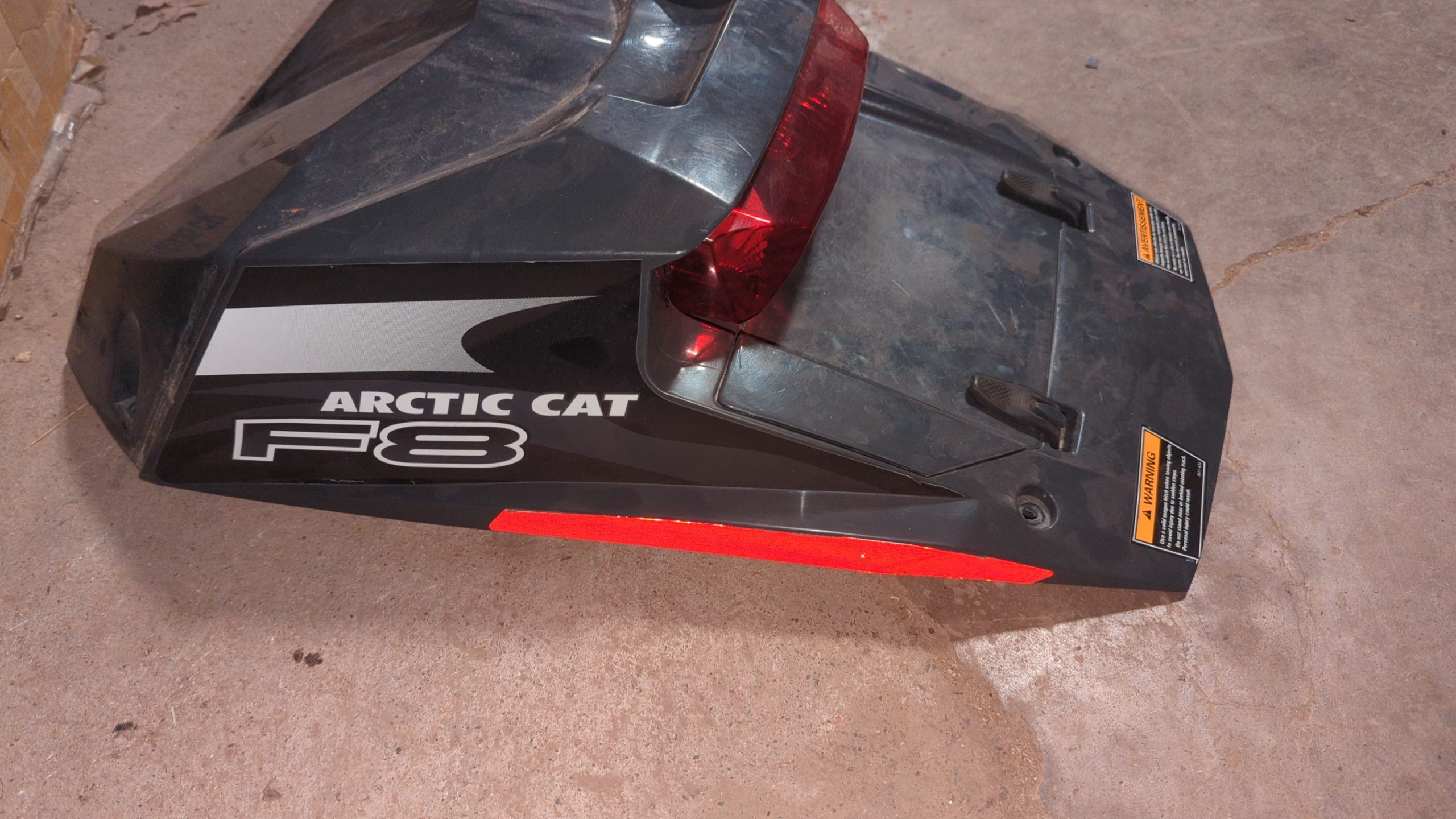 2007 Arctic Cat F5,F6,F8,F1000 Storage Box With TAILLIGHT