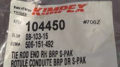 Kimpex Tie Rod End 104450 - Image 2