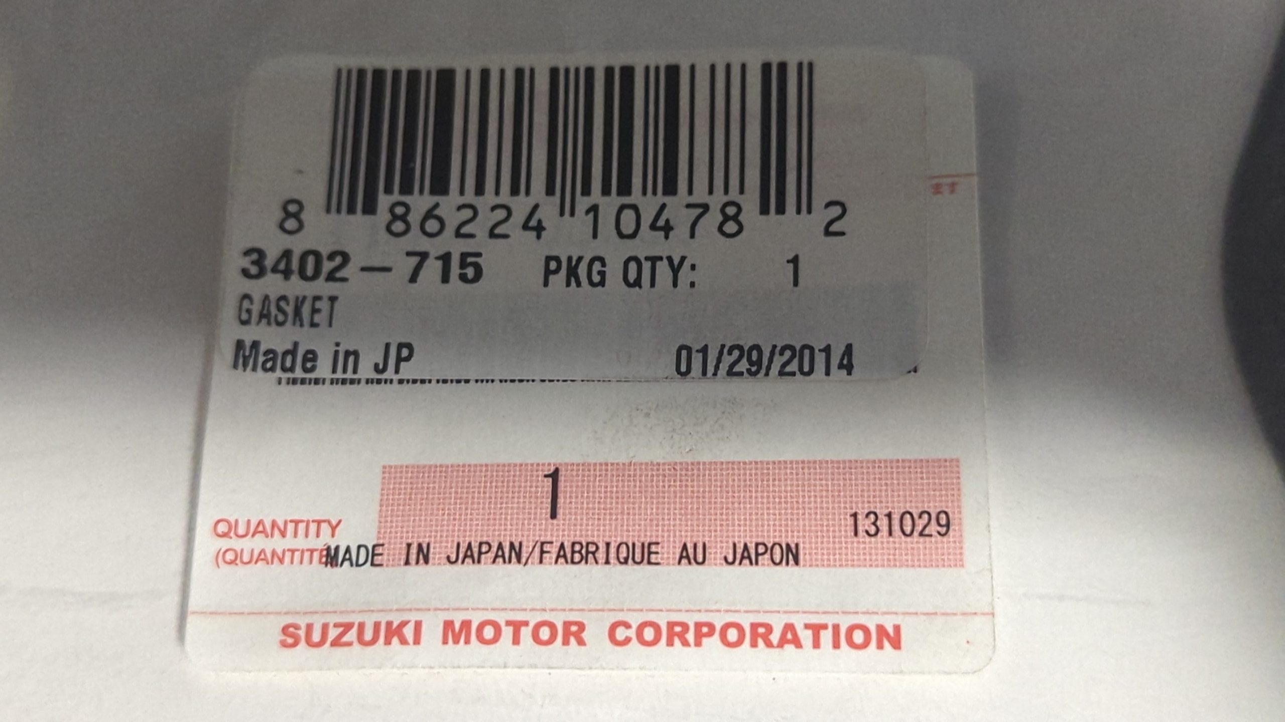 Arctic Cat Stator Cover Gasket Suzuki Quadrunner 500 Auto LTA500F, 3402-715 - Image 3