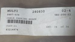 2006 - 2009 Arctic Cat PROWLER 550,650,700 Cable, Parking Brake - Image 4