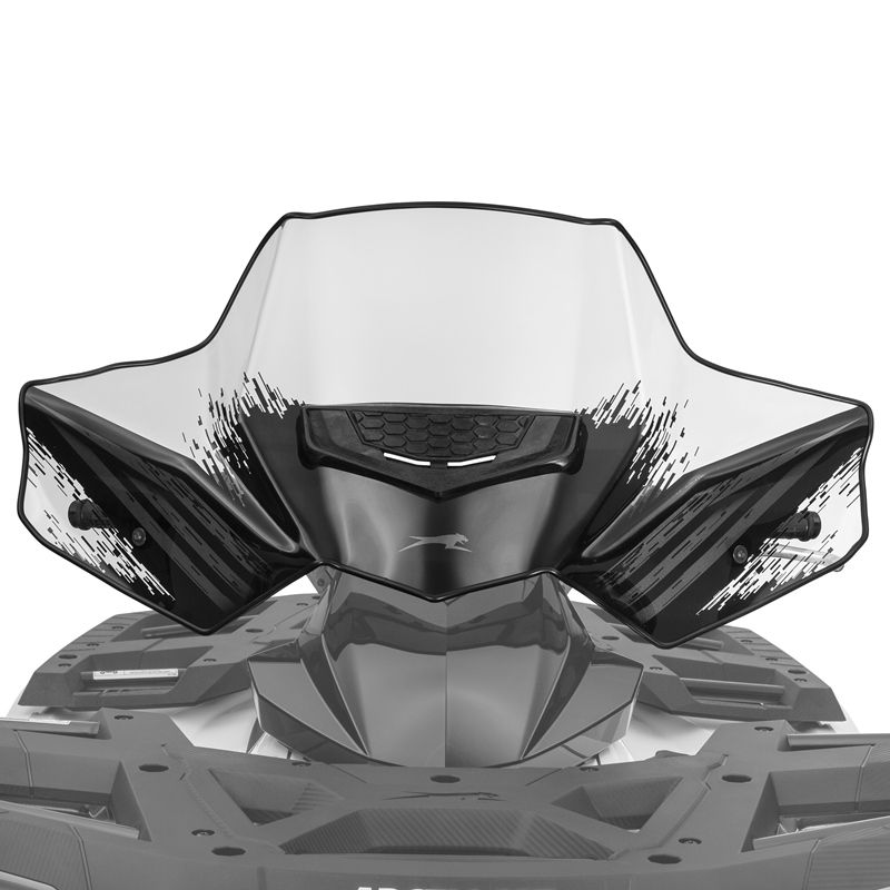 2015-2022 Arctic Cat XR Alterra WindGuard 2 Quick-Attach Mid Windshield