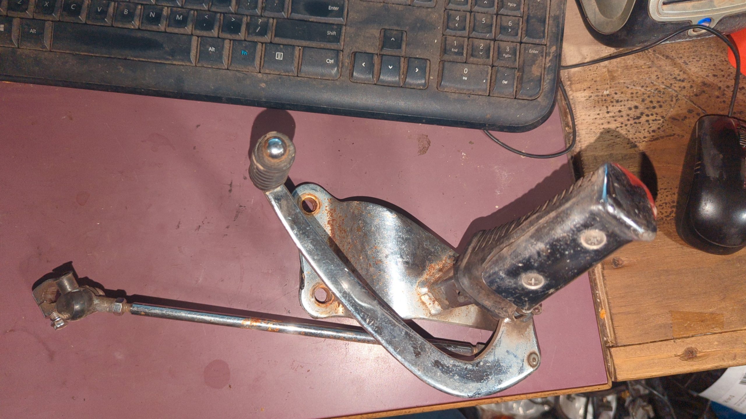 1997 - 2004 Suzuki VZ800 BRACKET, FRONT FOOTREST With Shift Pedal LH - Image 5