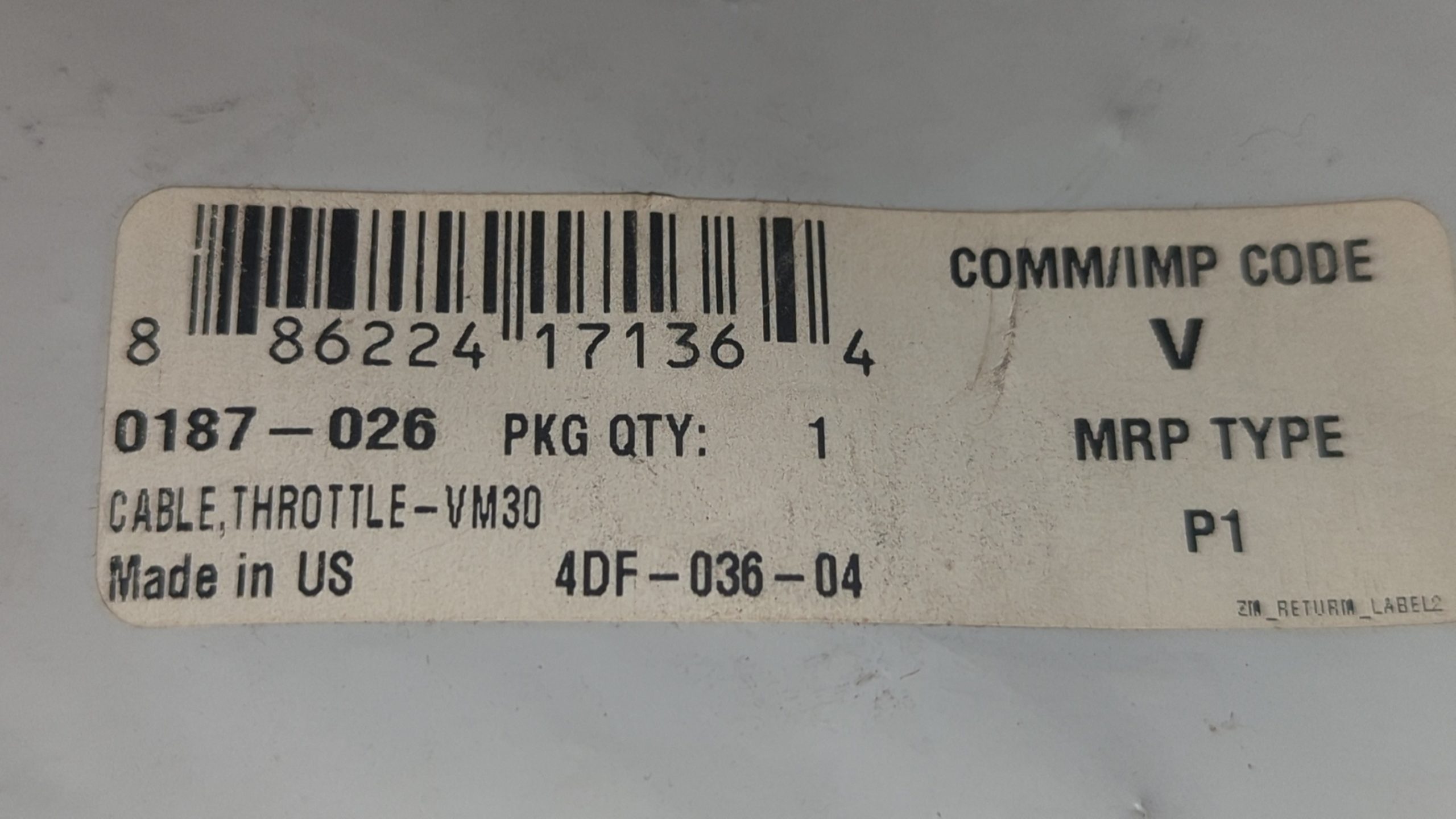 1975 - 1979 Arctic Cat JAG 275, JAG 340,CHEETAH,JAG 2000,3000,LYNX TWIN Cable, Throttle - Image 2