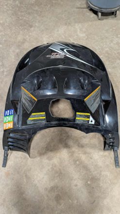 2006 Arctic Cat T660 TURBO ST HOOD W/DECALS-06 TURBO ST-BLK - Image 2