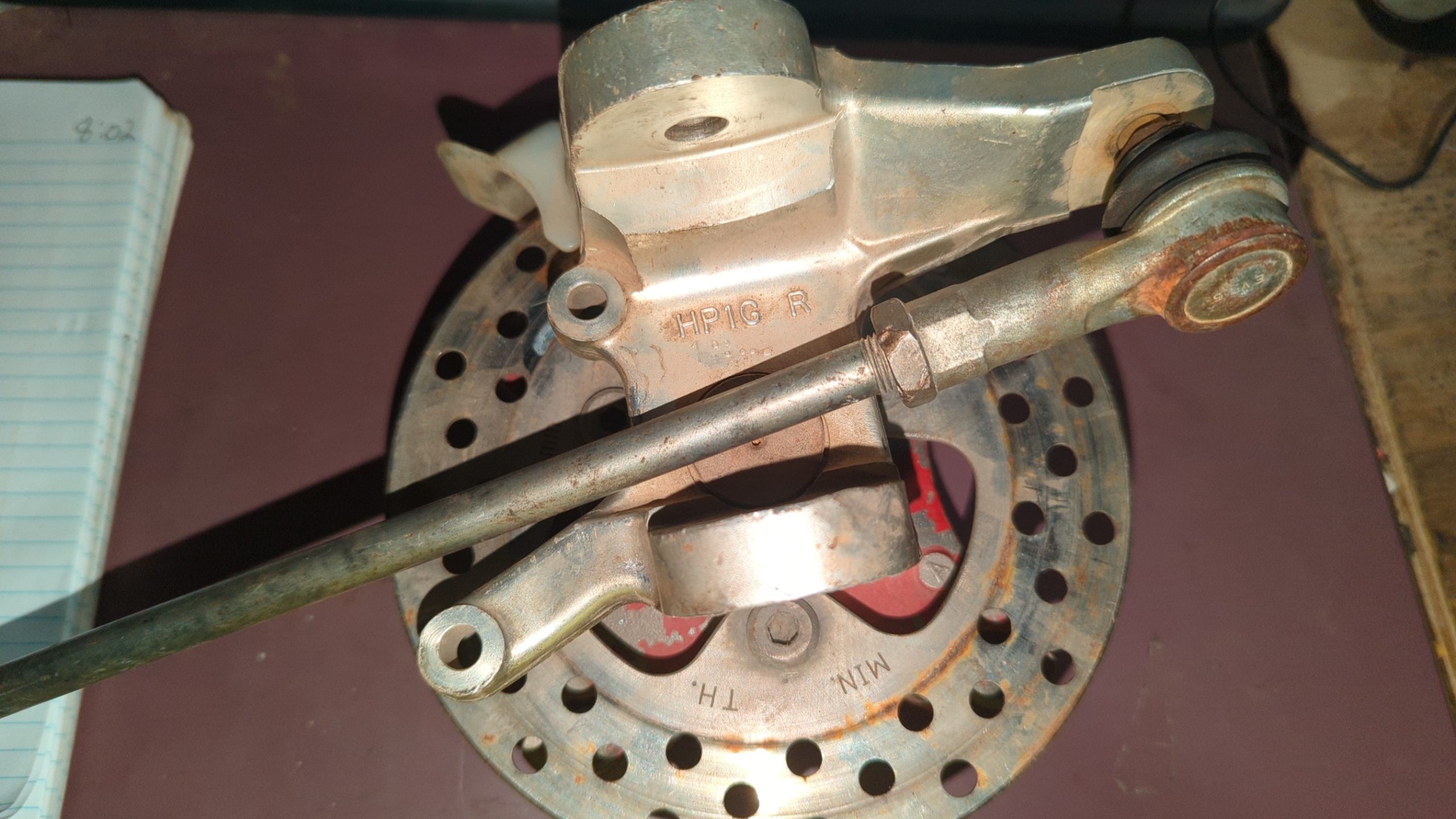 2006 - 2014 HondaTRX450 Hub & KNUCKLE, R. FR - Image 4