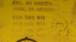 1993 Sea-Doo XP 650   (YELLOW) Left Hand Rear View Mirror Housing - Image 2