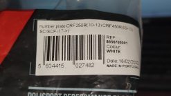 2017-2020 Sherco 250 MX ,SE-R Factory White Front Number Plate - Image 2