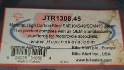 JT Steel Rear Sprocket 45T (520) - 520 Conversion - JTR1308.45 - Image 3