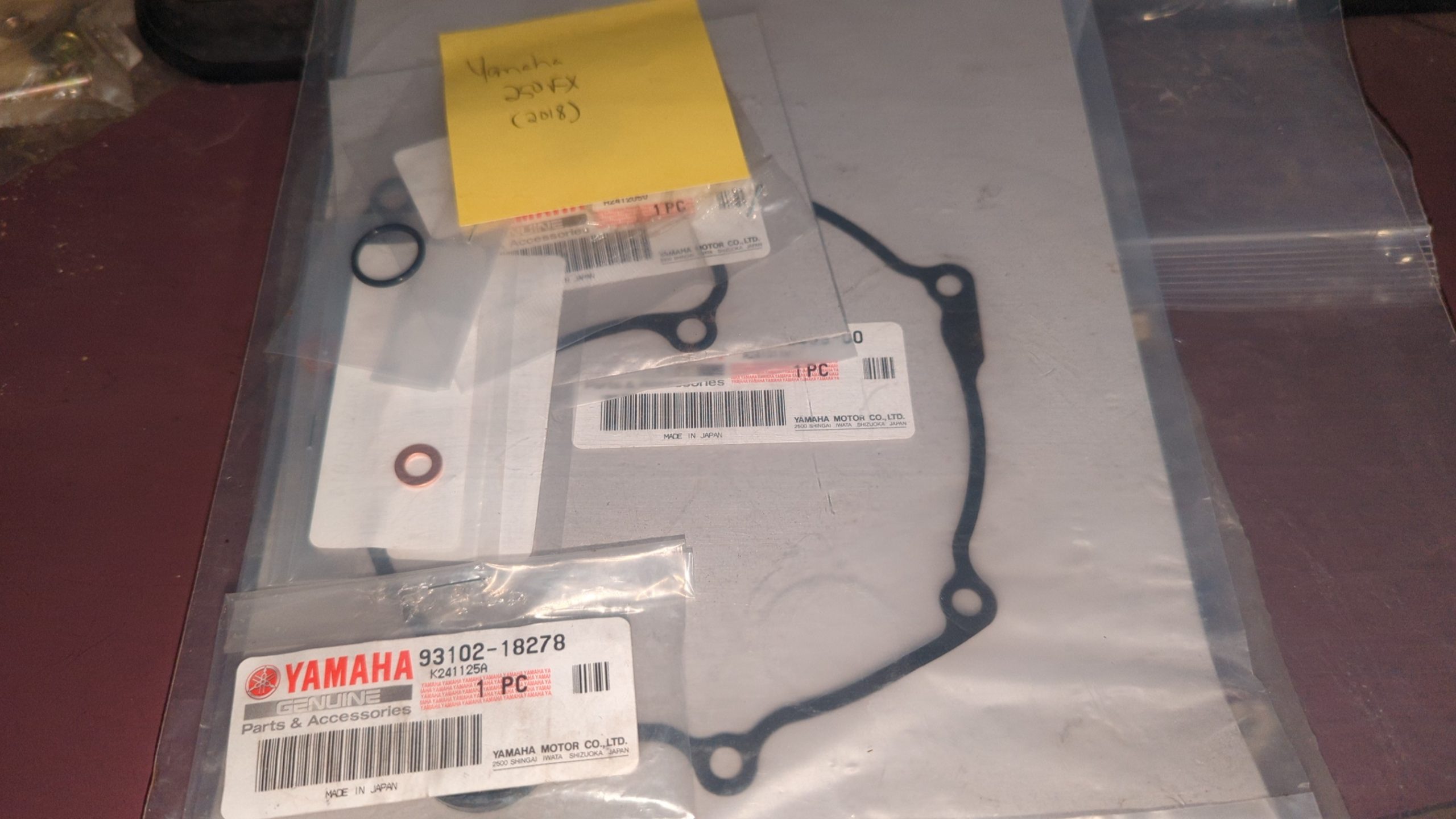 1982 - 2026 Yamaha XZ550RJ,VIRAGO 535,V-STAR CLASSIC,V STAR 650 Oil Seal INCL. WITH BOTTOM END GASKET KIT